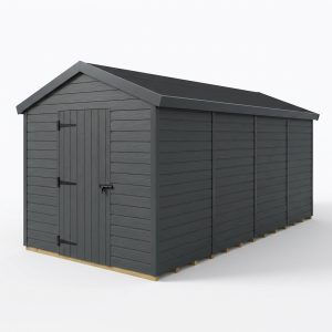 9x19 Apex Composite Shed (Single Door, No Windows)
