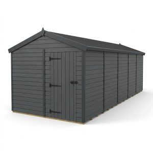 9x20 Apex Composite Shed (Single Door, No Windows)