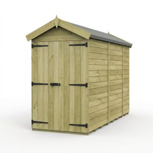 9 x 4 Apex Shed (Double Door, No Windows)