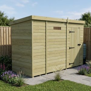 9 x 4 Security Pent Shed (Single Door)