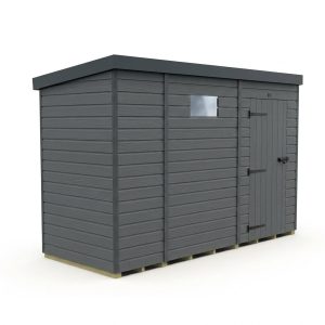 9x4 Composite Pent Security Shed