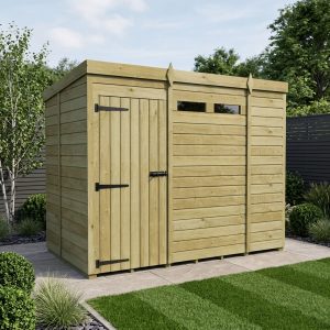9 x 5 Security Pent Shed (Single Door)