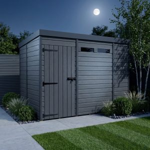 9x5 Composite Pent Security Shed
