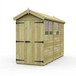9 x 6 Apex Shed (Double Door, With Windows)