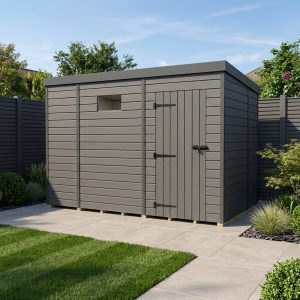 9x6 Composite Pent Security Shed