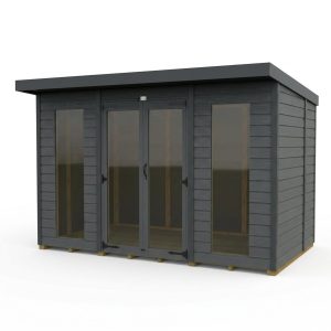 9x6 Composite Pent Full Height Summer House