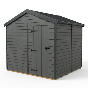 9x7 Apex Composite Shed (Single Door, No Windows)