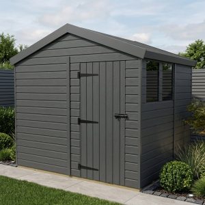 9x7 Apex Composite Shed (Single Door, With Windows)