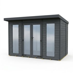 9x7 Composite Pent Full Height Summer House