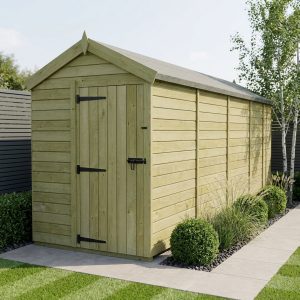 5 x 17 Apex Shed (Single Door, No Windows)